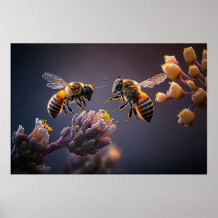 Abelhas de poster Art