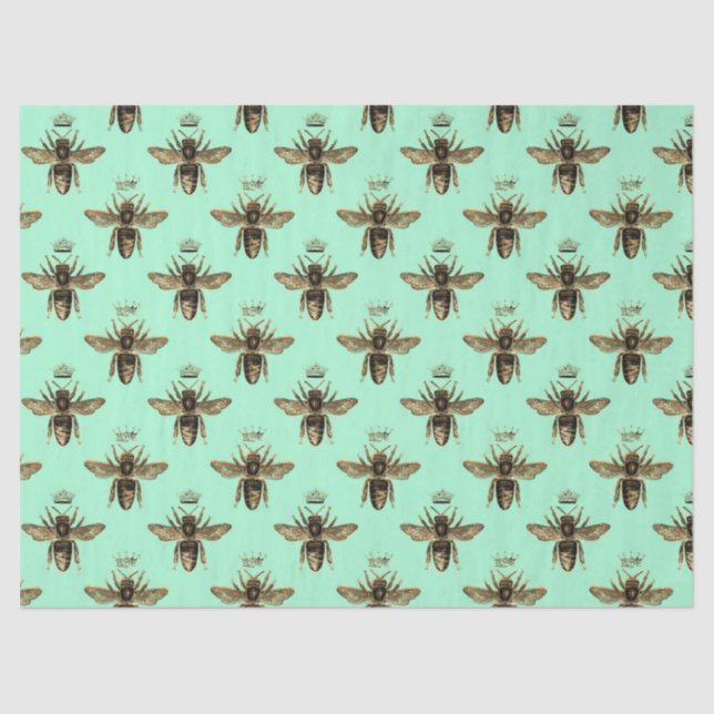 Abelhas de Tea Garden Series Design 11 Papel Tecid (Frente )