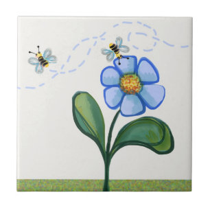 Abelhas e flor