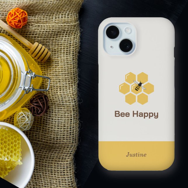Abelhas e Honeycomb (Bee and Honeycomb Phone Case)