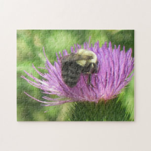 Abelhas e Quebra-cabeça de Thistle