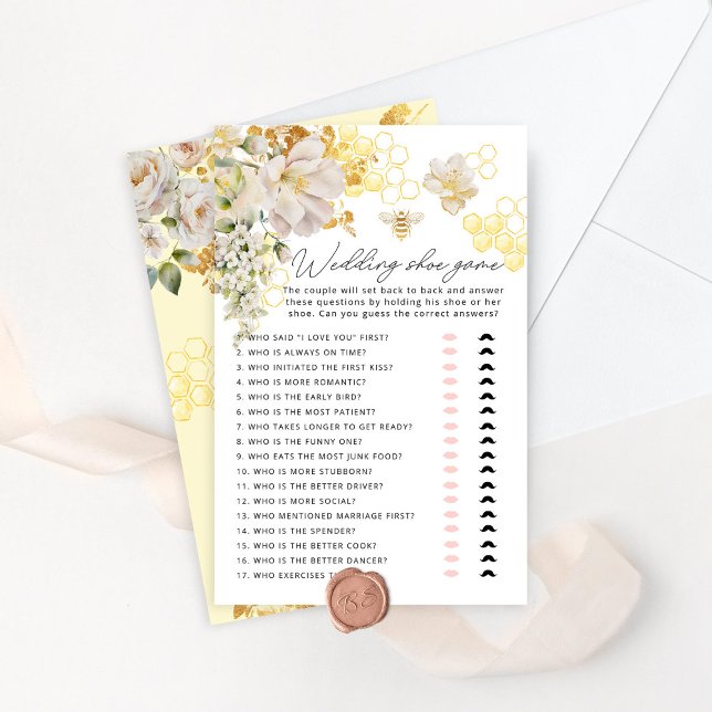 Abelhas elegantes meladas O jogo do calçado do cas (Criador carregado)