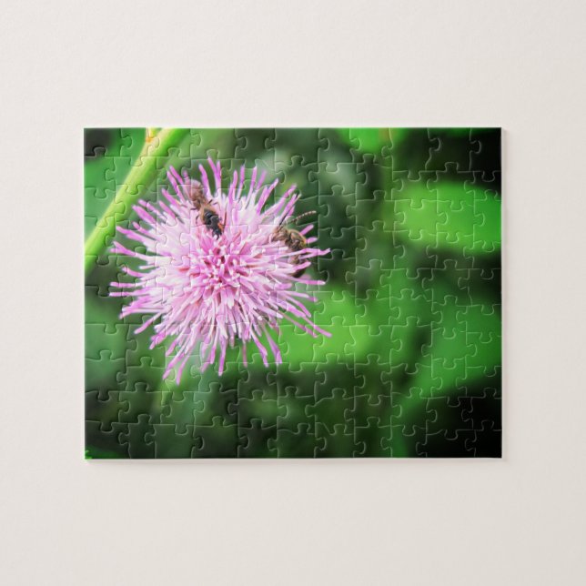 Abelhas em um quebra-cabeça de serra de vaivém de (Horizontal)