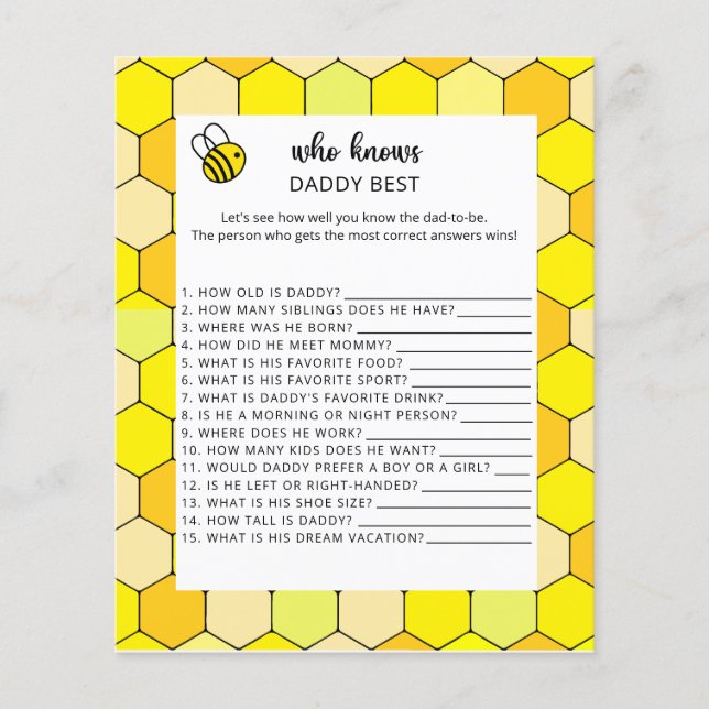 Abelhas florais Quem conhece melhor o PAI (Frente)