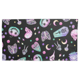 Abelhas góticas e cemitério de Halloween