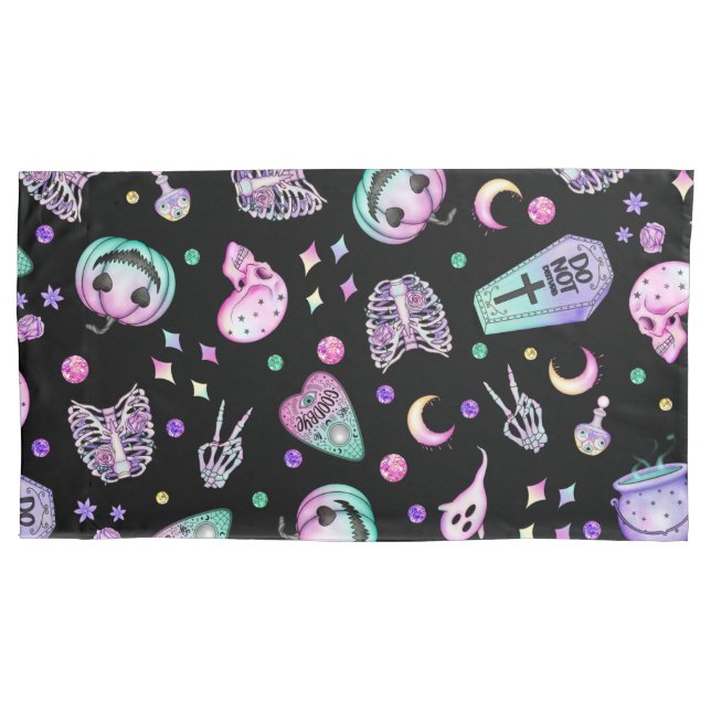 Abelhas góticas e cemitério de Halloween (Frente-Esquerda)