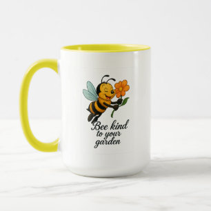 Abelhe-Se Com Sua Caneca Premium De Jardim