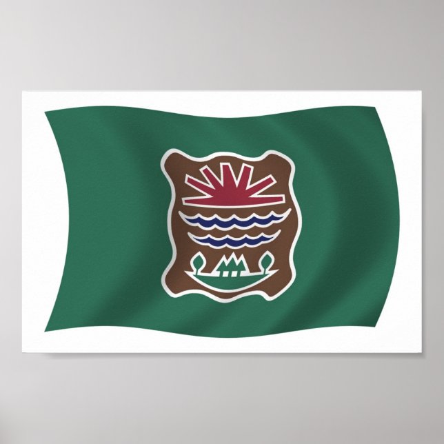 Abenaki Tribe Flag Impressão (Frente)