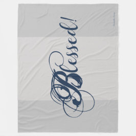 Abençoado! Cobertor de Lã