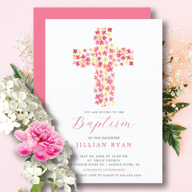 Abençoado Convite Baptism (Criador carregado)