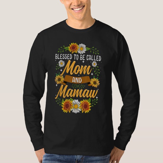 Abençoado Seja Chamado Mãe E Camisa De Mamuca, Sol (Frente)