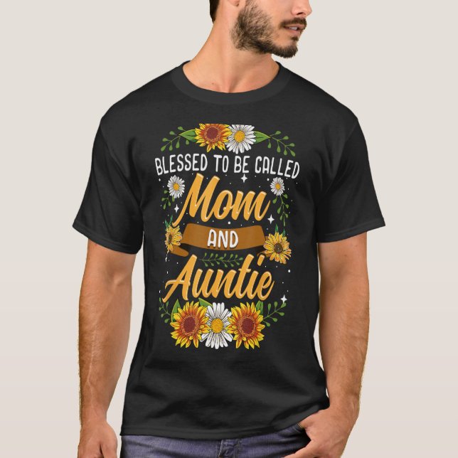 Abençoado Seja Chamado Mãe E Tia Camisa Sol Bonito (Frente)