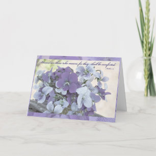 Abençoados são aqueles que choram cartão de compai