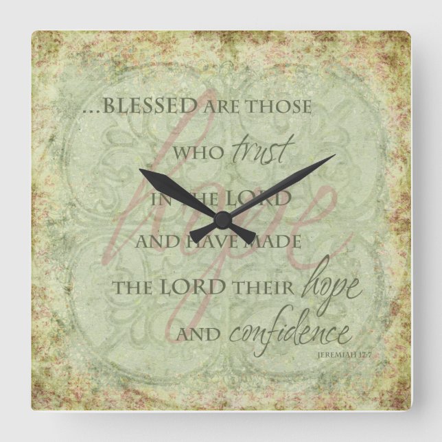 Abençoados são aqueles que confiam no Relógio do S (Frente)