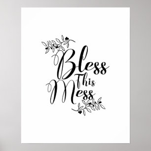 Abençoe esta Poster Mess