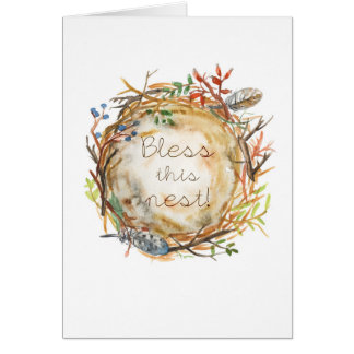 Abençoe este cartão do ninho