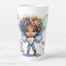 Abençoe Seu Coração Lil Fada Lata Caneca