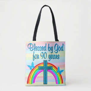 ABERTO POR DEUS 90 ANIVERSÁRIO TOTE BAG