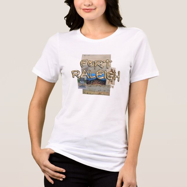 ABH Fort Raleigh Ladies T-Shirts (Frente)