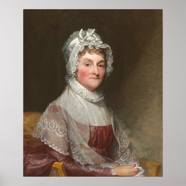 Abigail Adams - Gilbert Stuart Fine Art Poster (Frente)