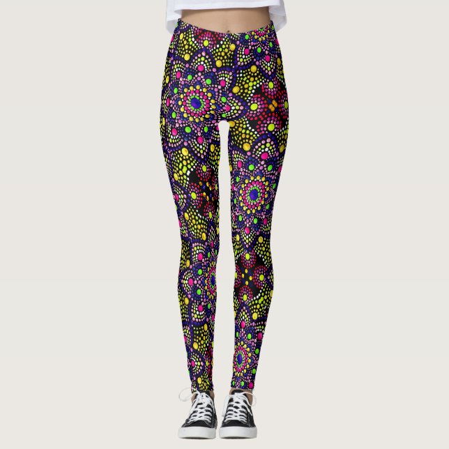 ABL - 0266 - ColorfulMandala - Leggings (Frente)
