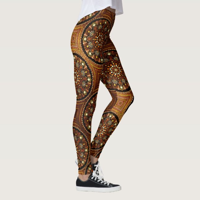 ABL - 0284 - Padrão de Mandala - Leggings (Direita)