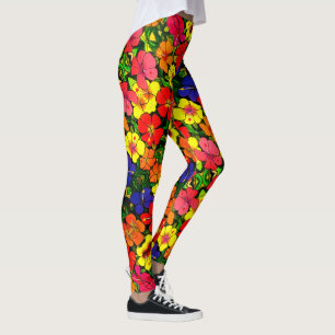 ABL - 309 - Cor de Hibiscus - Leggings