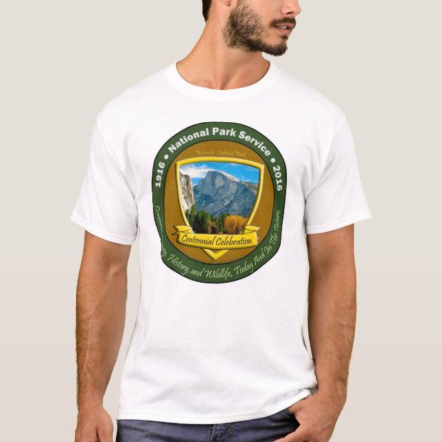 Abóbada de Yosemite da camisa centenária do parque (Frente)