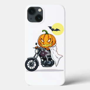 Abóbora anda de motocicleta