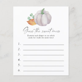 Abóbora branca - Adivinhem o jogo da doçura