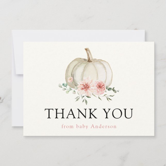 Abóbora Branca e Florestas Rosa Muito Obrigado (Frente)