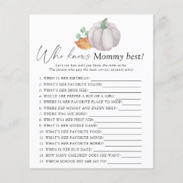 Abóbora branca - Quem conhece o melhor jogo das ma