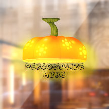 Abóbora brilhando outono único