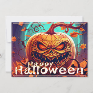 Abóbora de Halloween Galho Torcido Ornamentada