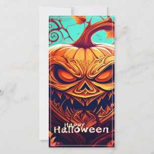 Abóbora de Halloween Galho Torcido Ornamentada