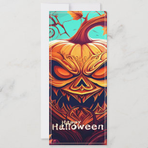 Abóbora de Halloween Galho Torcido Ornamentada