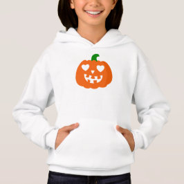 abóbora de halloween laranja coração jack-o-lanter