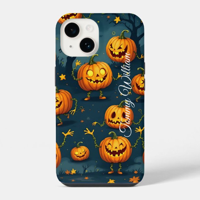 Abóbora de Halloween Nostálgica (Verso)