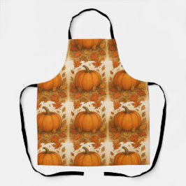 Abóbora de outono de ouro e Folhas de outono