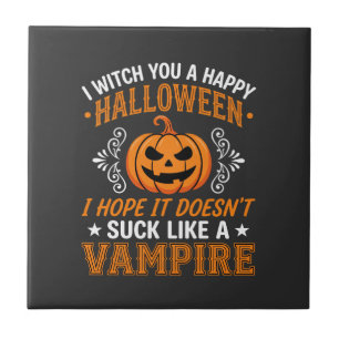 Abóbora de Vampiro de Halloween Engraçado