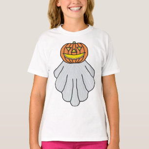 Abóbora Fantasma (branco) - Camiseta Feminina