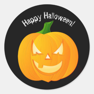 Abóbora Feliz Halloween Adesivos Selos de Envelope