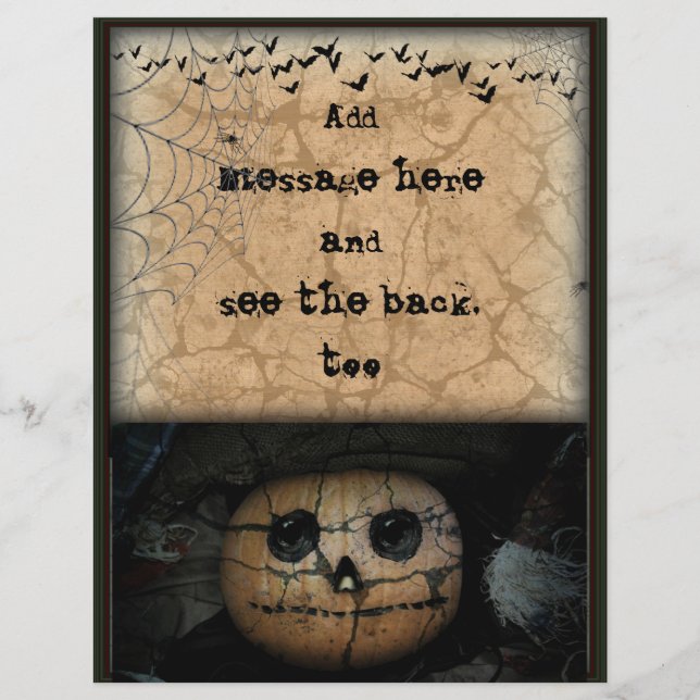 Abóbora Laranja Pumpkin Jack-o-Lanterna (Frente)