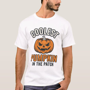 Abóbora Mais Legal no Remendo Camisa Vintage de Ha