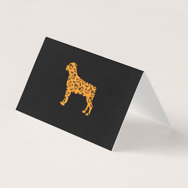 abóbora rottweiler forma de morcego engraçado assu (Frente)