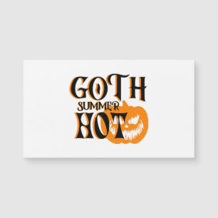 Abóbora Sorridente de Verão-Horror Gótico Quente