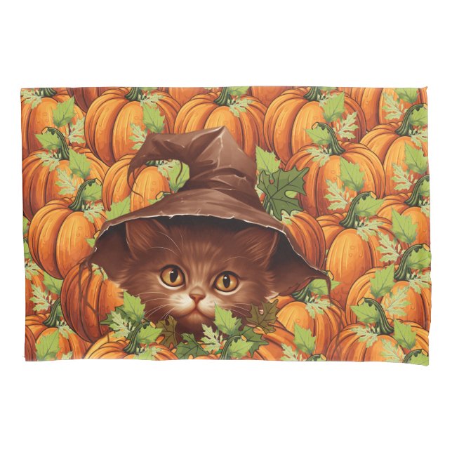 ABÓBORAS DE AÇÃO DE GRAÇAS GATO FOFO (Frente)