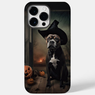 Abóboras de Terriers de Staffordshire Halloween As