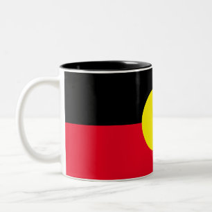Aboriginal caneca de bandeira