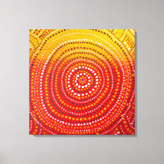Aboriginal inspirou Canvas Premium